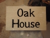 Tetbury limestone with letters painted black.